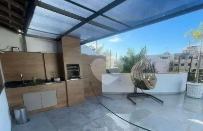 Cobertura com 3 quartos à venda, 201 m² por r$ 1.600.000 - recreio dos bandeirantes - rio de janeiro/rj