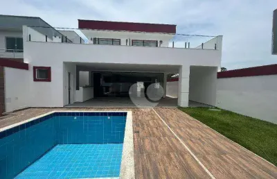 Casa com 4 suites à venda por r$ 2.500.000 - guaratiba - rio de janeiro/rj