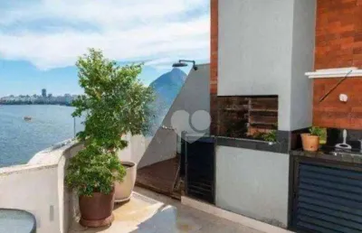 Flat com 2 quartos à venda, 115 m² por r$ 3.000.000 - lagoa - rio de janeiro/rj