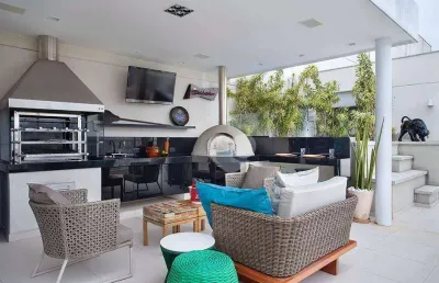 Lopes enjoy vende cobertura duplex 2 quartos, 236m², 2 vagas, península - mandarim.