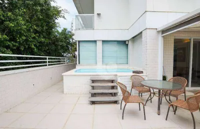 Cobertura com 6 quartos sendo 5 suítes à venda, 439 m² por r$ 4.550.000 - barra da tijuca - rio de janeiro/rj