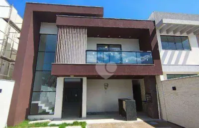 Casa duplex estilo contemporâneo, com 4 suítes à venda, 210 m² por r$ 1.390.000 - vargem pequena - rio de janeiro/rj