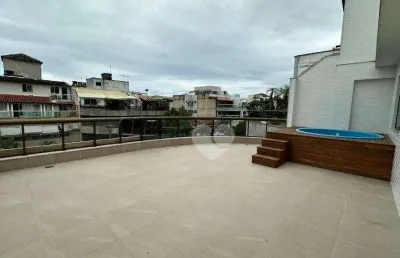 Magnífica cobertura primeira locação no recreio dos bandeirantes - 380m²