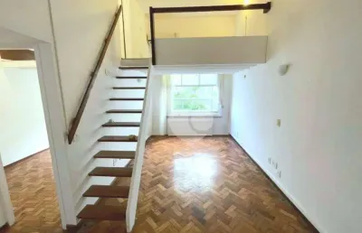 Apartamento de 2 quartos em botafogo no estilo loft com pé direito alto em excelente localização, próximo ao metrô de botafogo.