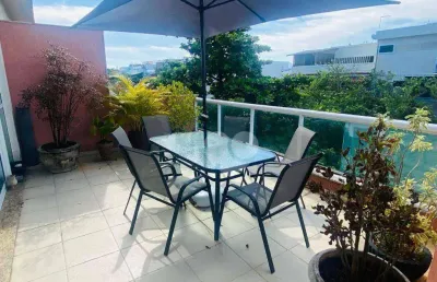 Cobertura com 2 quartos para alugar, 155 m² por r$ 6.938/mês - recreio dos bandeirantes - rio de janeiro