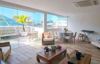 Cobertura com 4 quartos à venda, 430 m² por r$ 4.200.000 - jardim oceânico - rio de janeiro/rj