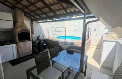Cobertura com 4 dormitórios à venda, 205 m² por r$ 1.845.000,00 - barra da tijuca - rio de janeiro/rj