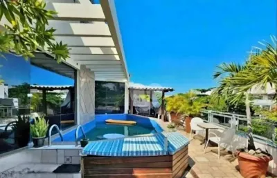Cobertura com 3 quartos à  venda, 303 m² por r$ 2.850.000 - jardim oceânico - rio de janeiro/rj