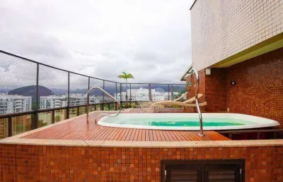 Cobertura com 5 quartos à venda, 443 m² por r$ 5.390.000 - barra da tijuca - rio de janeiro/rj