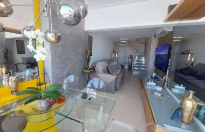 Cobertura com 3 quartos à venda, 163 m² por r$ 1.200 - recreio dos bandeirantes - rio de janeiro/rj