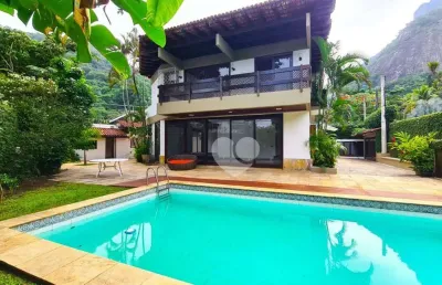 Casa com 4 quartos à venda, 536 m² por r$ 3.900.000 - barrinha - rio de janeiro/rj