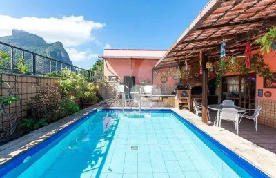 Cobertura com 3  quartos à venda, 305 m² por r$ 2.900.000 - jardim oceânico - rio de janeiro/rj