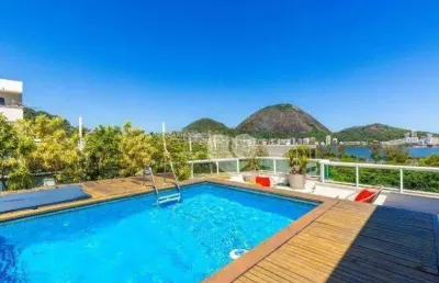 Cobertura com 4 quartos à venda, 477 m² por r$ 9.500.000 - jardim botânico - rio de janeiro/rj