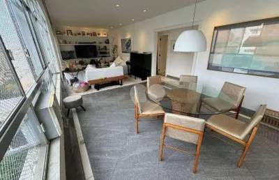 Apartamento com 3 quartos sendo 1 suíte, à venda, 134 m² por r$ 4.300.000 - leblon - rio de janeiro/rj