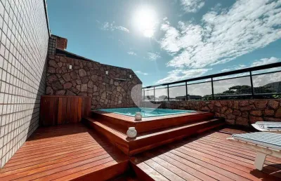 Cobertura com 4 quartos à venda, 355 m² por r$ 3.280.000 - jardim oceânico - rio de janeiro/rj