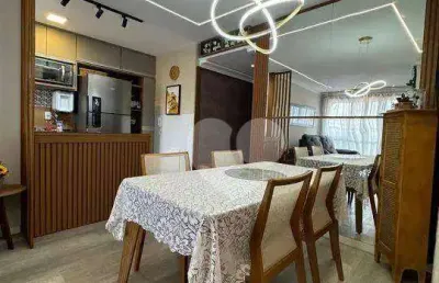 Apartamento com 2 quartos à venda, 74 m² por r$ 665.000 - recreio dos bandeirantes - rio de janeiro/rj