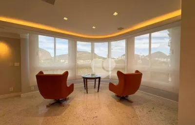 Apartamento exclusivo na av. rui barbosa com vista para o pão de açúcar | projeto helena cohen | 286 m² | 3 quartos | 2 suítes | 2 vagas