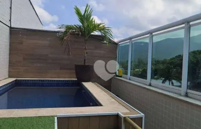 Cobertura com 3 dormitórios à venda, 122 m² por r$ 690.000,00 - vargem pequena - rio de janeiro/rj