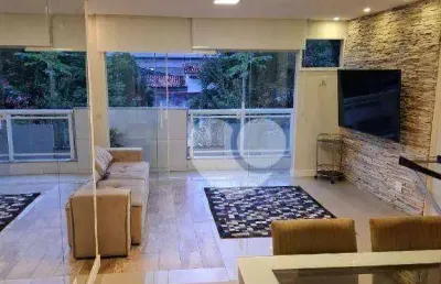 Linda cobertura duplex 192m2, 2 salas, 3 suites, 2 vagas , apenas r$ 870.000,00.