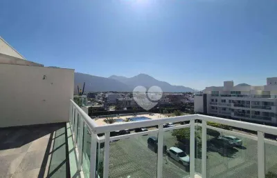 Cobertura com 2 quartos para alugar, 150 m² por r$ 4.700,00/mês/mês - recreio dos bandeirantes - rio de janeiro/rj