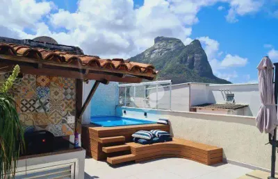 Cobertura com 3 quartos à venda, 197 m² por r$ 2.800.000 - jardim oceânico - rio de janeiro/rj