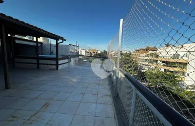 Cobertura com 4 quartos com piscina à venda, 207 m² por r$ 1.150.000 - recreio dos bandeirantes - rio de janeiro/rj