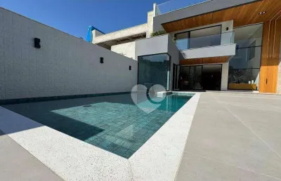 Casa com 4 suítes à venda, 369 m² por r$ 4.900.000 - recreio dos bandeirantes - rio de janeiro/rj