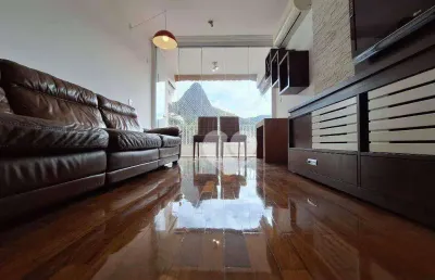Grajaú, 3 varandas, 2qts com 80m², reformado, 1 vaga , porteiro, play $495.000,00 - grajaú- rj