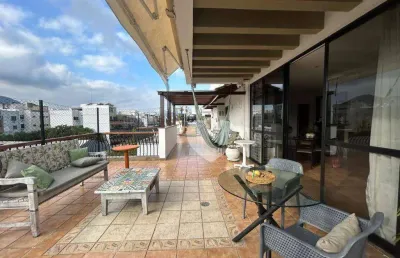 Cobertura linear com 4 quartos (2 suítes) à venda, 236 m² por r$ 1.500.000 - recreio dos bandeirantes - rio de janeiro/rj
