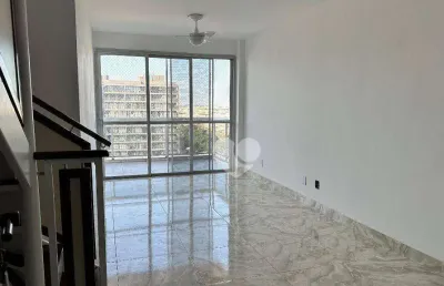 Cobertura com 4 quartos para alugar, 211 m² por r$ 6.691/mês - barra bonita - rio de janeiro/rj