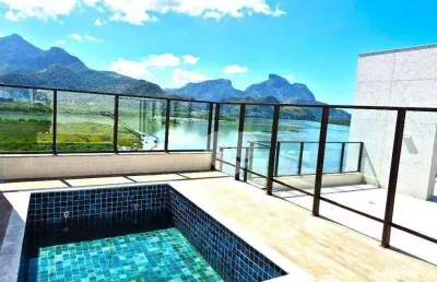 Cobertura com 2 quartos à venda, 270 m² por r$ 3.990.000 - barra da tijuca - rio de janeiro/rj