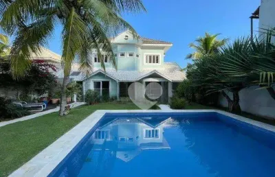 Casa com 4 quartos à venda, 425 m² por r$ 4.000.000 - barra da tijuca - rio de janeiro/rj