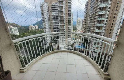 Jardim do alto apartamento com 3 quaros para alugar, 80 m² por r$ 5.367/mês - recreio dos bandeirantes - rio de janeiro/rj