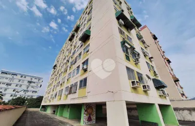 Apartamento com 2qts com vaga e port 24h à venda, 55 m² por r$ 199.000 - todos os santos - rio de janeiro/rj