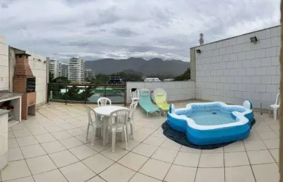 Cobertura com 5 quartos à venda, 322 m² por r$ 1.400.000 - recreio dos bandeirantes - rio de janeiro/rj