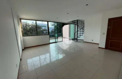 Cobertura com 4 dormitórios à venda, 180 m² por r$ 1.200.000,00 - recreio dos bandeirantes - rio de janeiro/rj