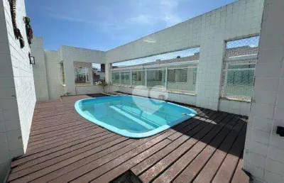 Lopes enjoy vende espetacular cobertura linear, 3 suítes, prédio baixo, infraestrutura completa - recreio dos bandeirantes.