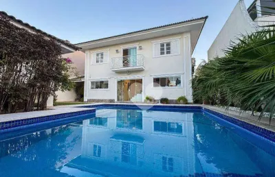 Casa com 4 dormitórios à venda, 409 m² por r$ 4.500.000,00 - barra da tijuca - rio de janeiro/rj