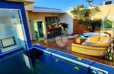 Cobertura com 4 dormitórios à venda, 142 m² por r$ 1.550.000,00 - recreio dos bandeirantes - rio de janeiro/rj