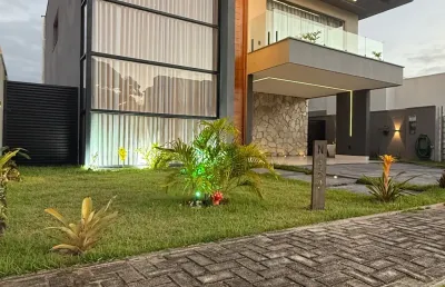 Excelente casa duplex  4/4 com piscina condomínio yby natureza