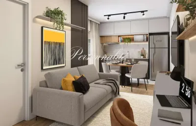 Apartamento garden para venda em pinhais, jardim amélia, 2 dormitórios, 1 banheiro, 1 vaga