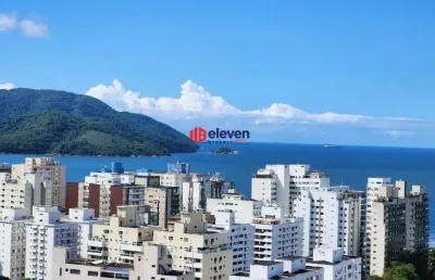 Extremamente lindo! apartamento c/03 suítes, 02 garagens, mobiliado, vista mar!