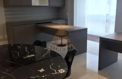 Sala comercial 49 m2 com sacada - tatuapé - mobiliada