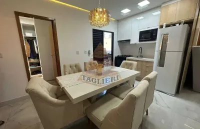 Vendo cobertura c/ móveis - 80m2. 2 quartos, 1 suíte, 1 vaga,quintal textil