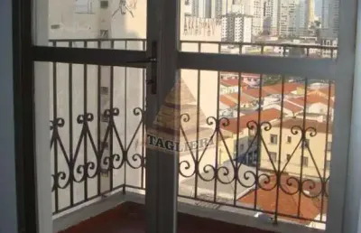 Apto tatuapé 2 dorms, sala 2 ambientes 2 vagas c/ sacada, armário de quarto