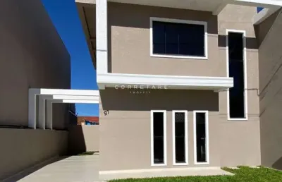 Casa em condomínio fechado com 3 quartos à venda no campo de santana, curitiba  por r$ 499.000