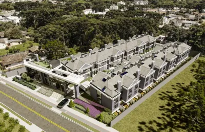 Casa em condomínio fechado com 3 quartos à venda no são braz, curitiba , 203 m2 por r$ 2.280.000