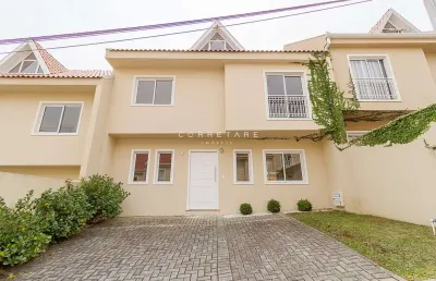 Casa em condomínio fechado com 3 quartos à venda na rua tenente-coronel servando de loyola e silva, barreirinha, curitiba, 125 m2 por r$ 830.000