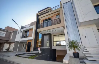 Casa em condomínio fechado com 3 quartos à venda no pinheirinho, curitiba , 252 m2 por r$ 1.550.000
