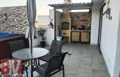 Cobertura com 4 dorms, vila da penha, rio de janeiro - r$ 1.3 mi, cod:
